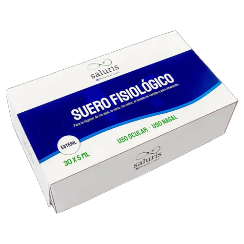 Saluris – Suero fisiológico 30 monodosis Saluris - Suero fisiológico 30 monodosis